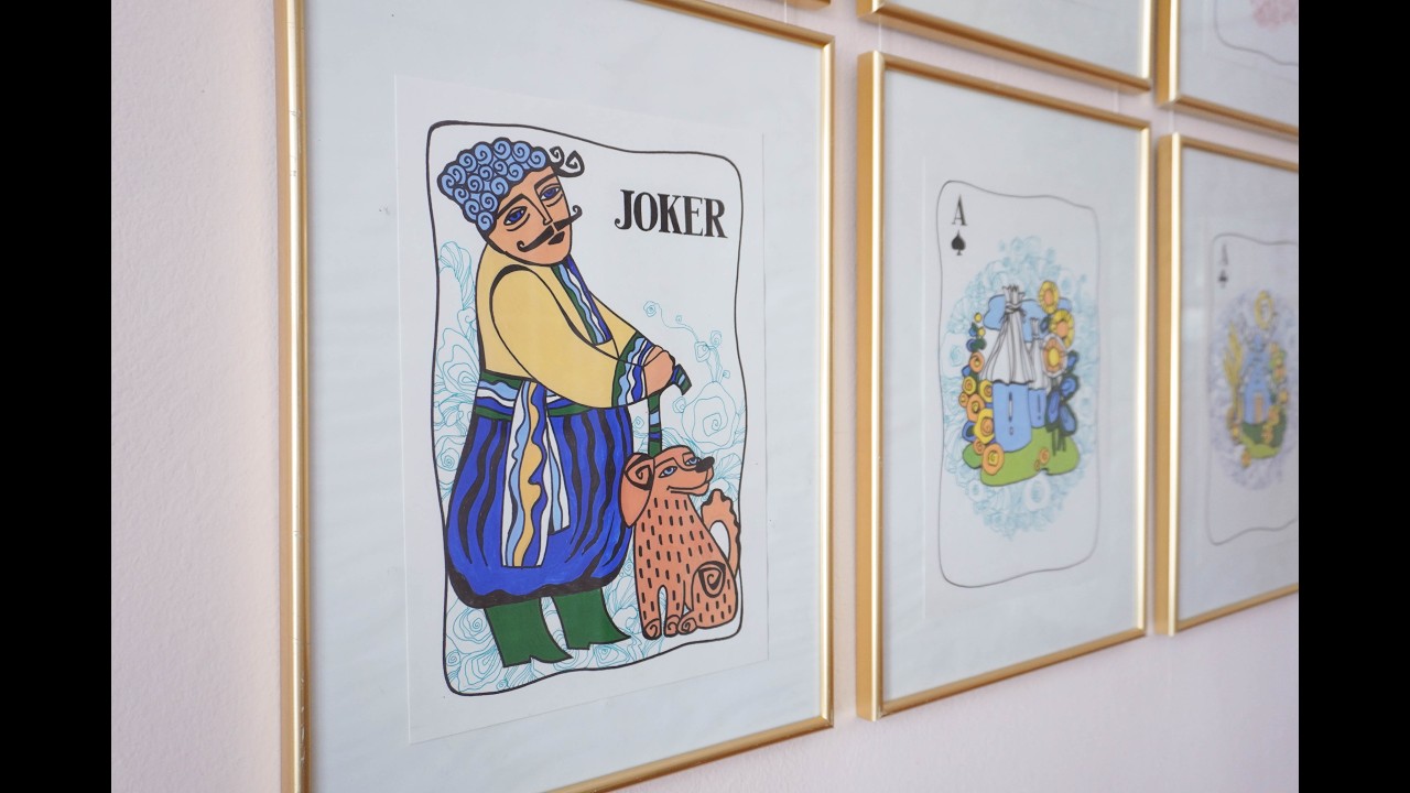 Близько 60 робіт, що чекали 10 років: у Полтаві презентували унікальні «гральні карти» Лариси Лукаш